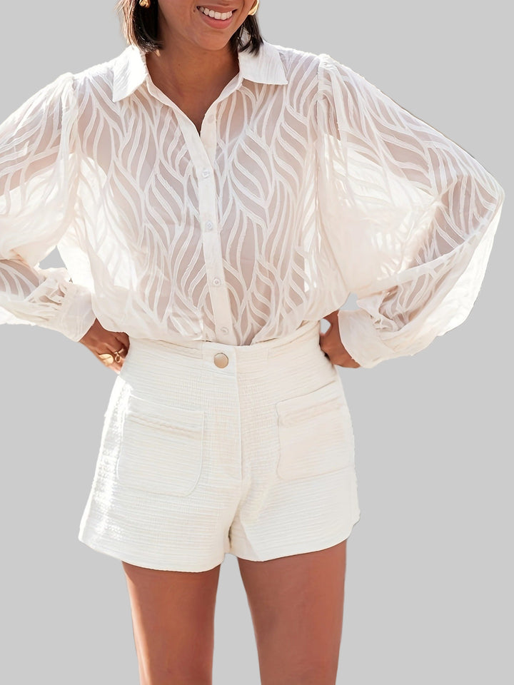 Dames Korte Broek Met Hoge Taille En Zakken