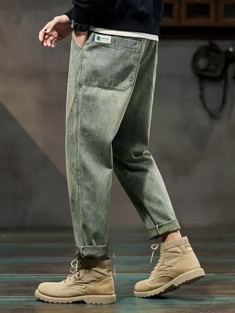 Heren spijkerbroek met meerdere zakken