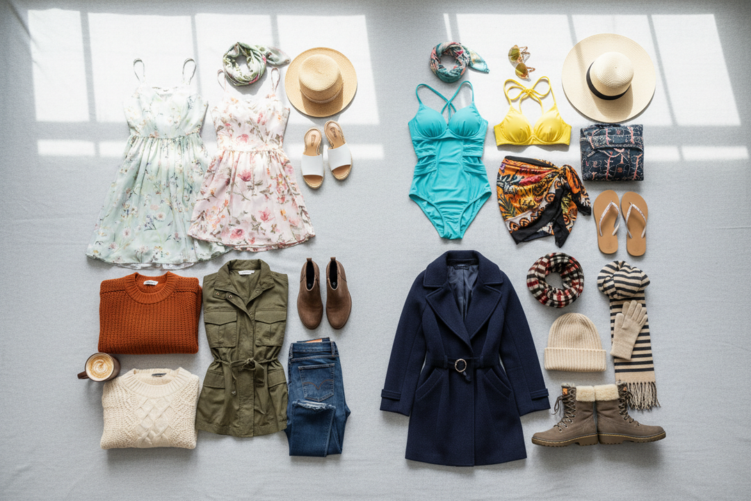 Kledingkeuzes per seizoen