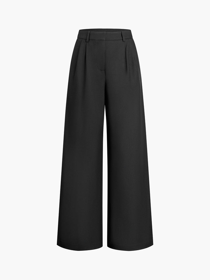 Dames Emilia Wijde Broek High Waist