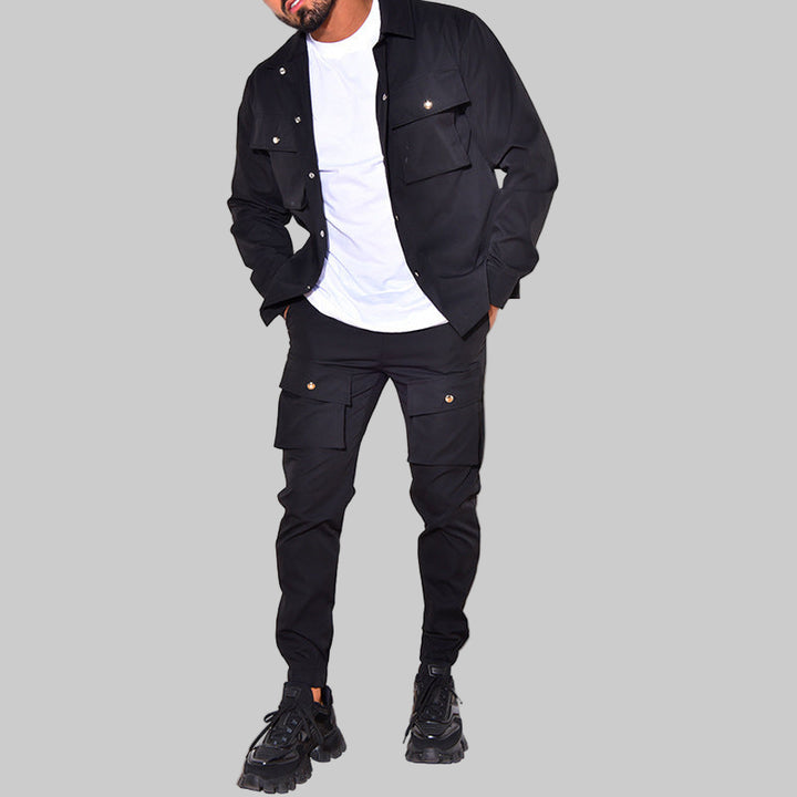 Functioneel Cargopak Voor Heren Tweedelig