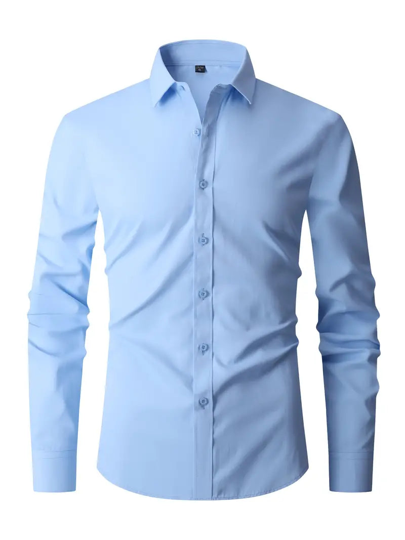 Heren Smart Shirt Lange mouwen