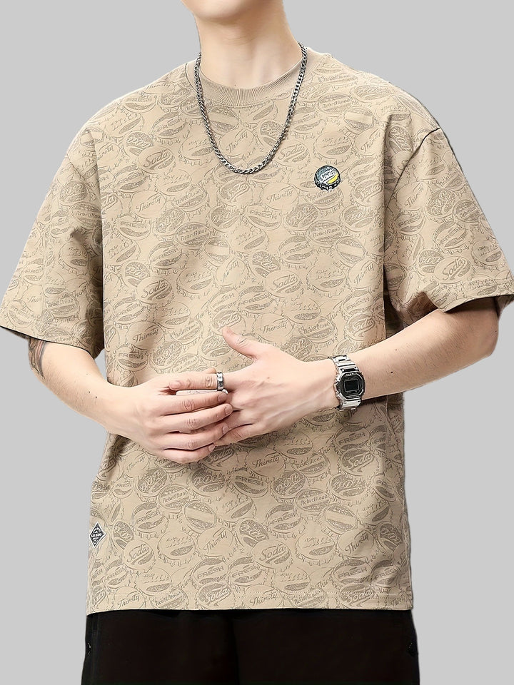 Heren T-shirt Met Grafische Opdruk