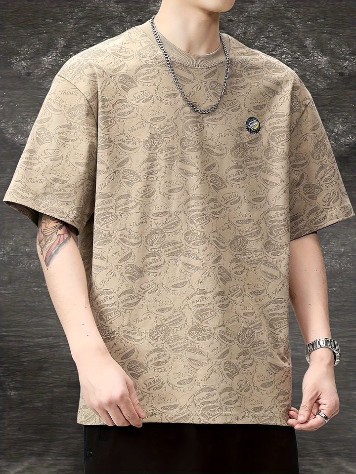 Heren T-shirt Met Grafische Opdruk