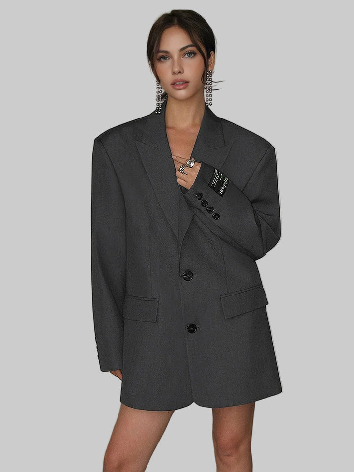 Dames Noor Oversized Getailleerde Blazer