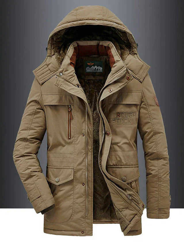 Heren Sebastian Parka Jas met Capuchon